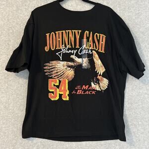 Johnny Cash 54 The Man‎ In Black T L NWT